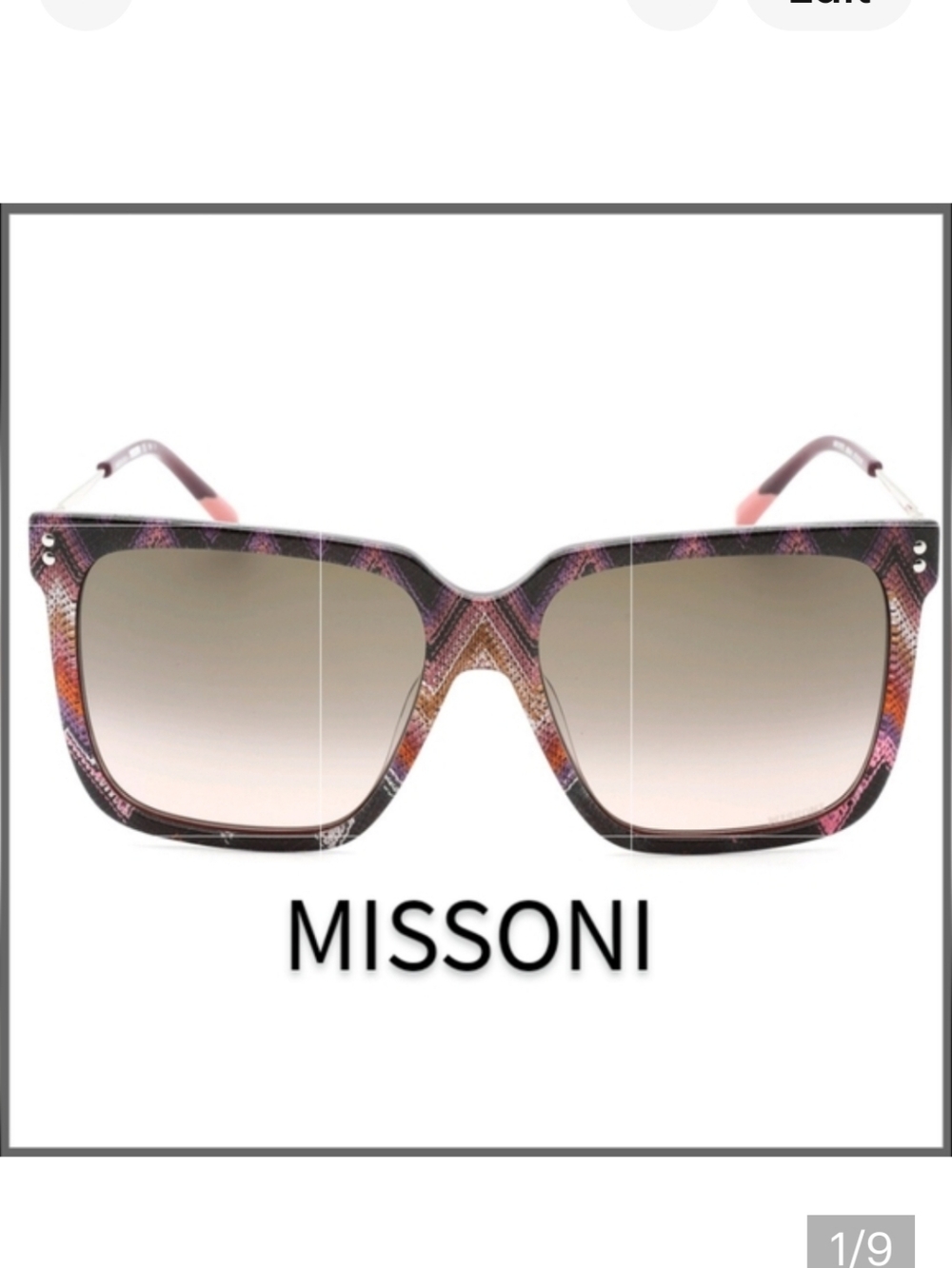 💯 Auth Missoni Glasses